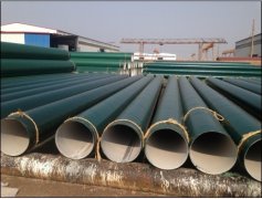 Steel pipe cement mortar lining corrosion